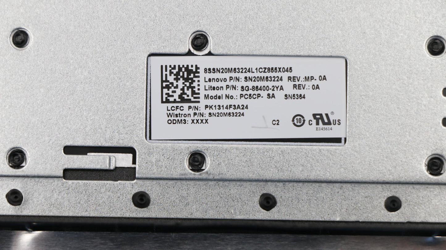 Lenovo Keyboard Internal Includes C-C - 5CB0R16709