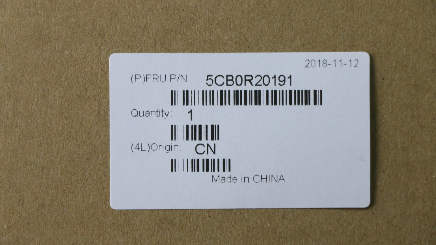 Lenovo 5CB0R20191 Log Up Assembly Wkb Nfp Pt Gre