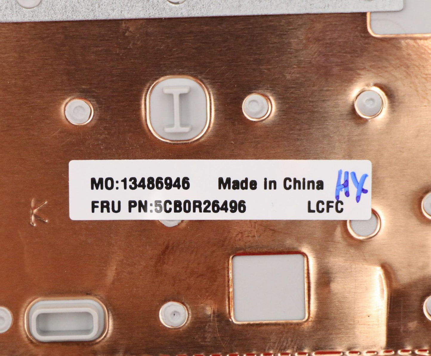 Lenovo C-Cover with Keyboard, English, Platinum Grey, Touchpad - 5CB0R26496