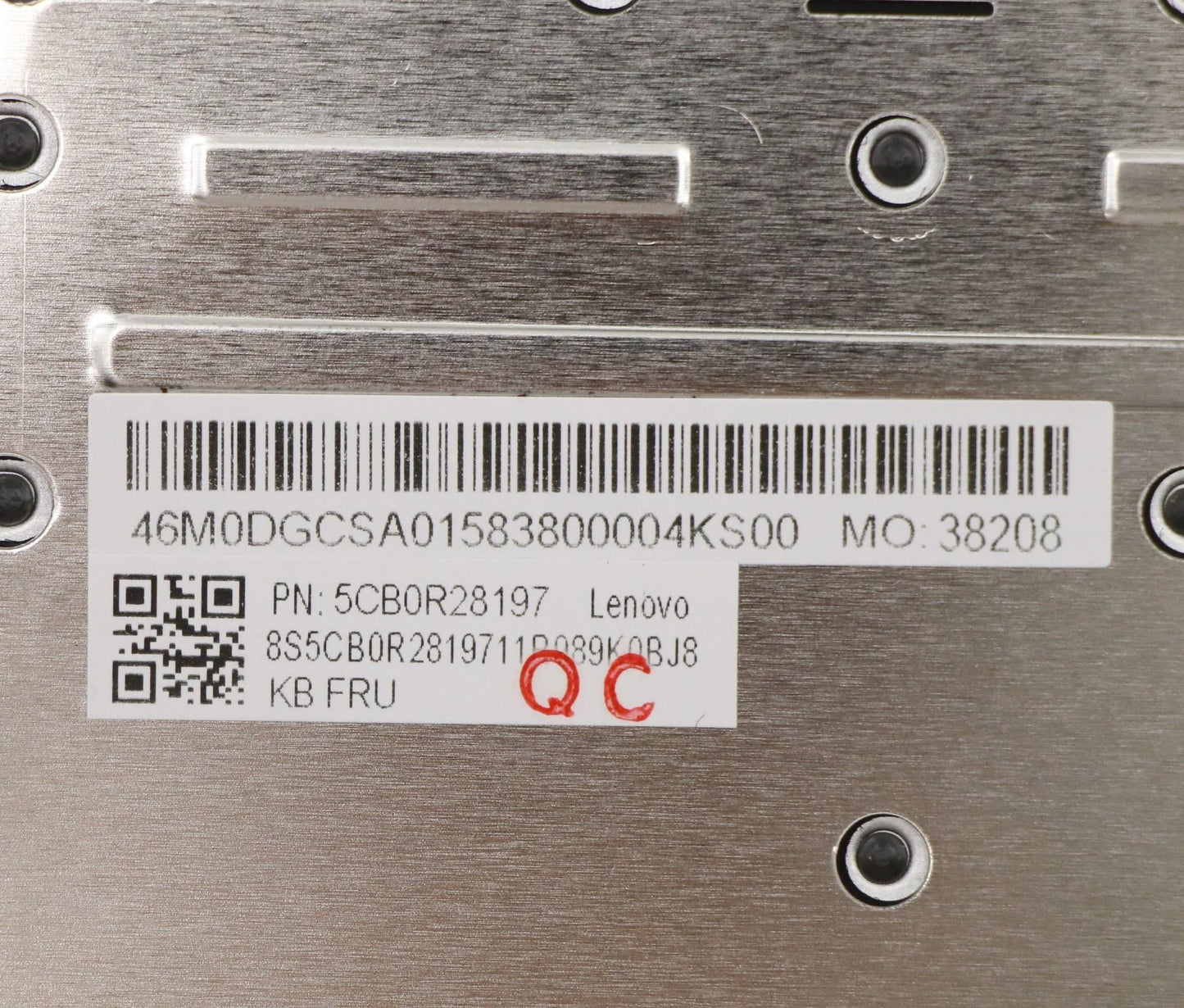 Lenovo Keyboard Internal Includes C-C - 5CB0R28197