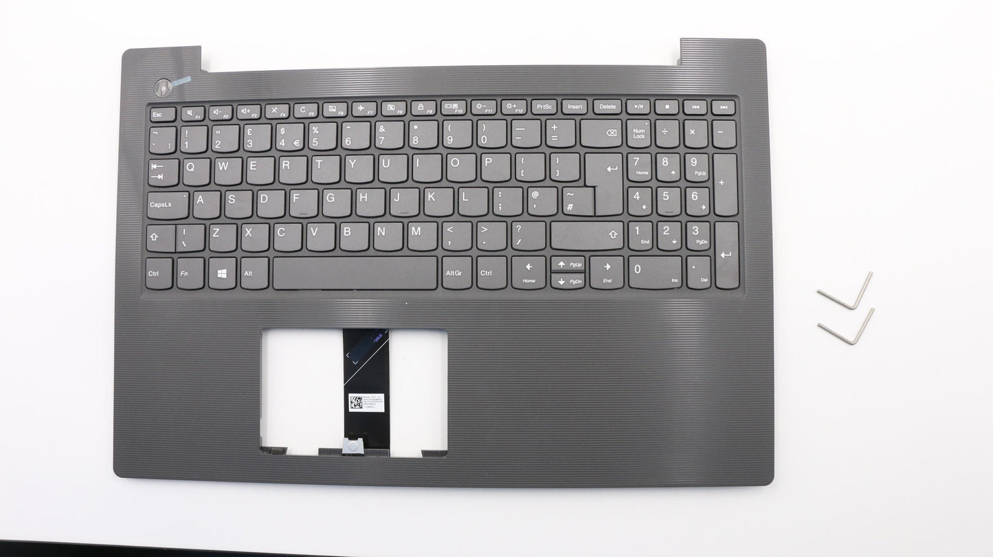 Lenovo C-Cover with Keyboard, UK English, Iron Grey, Non_Backlight, Non_Fingerprint - 5CB0R28201