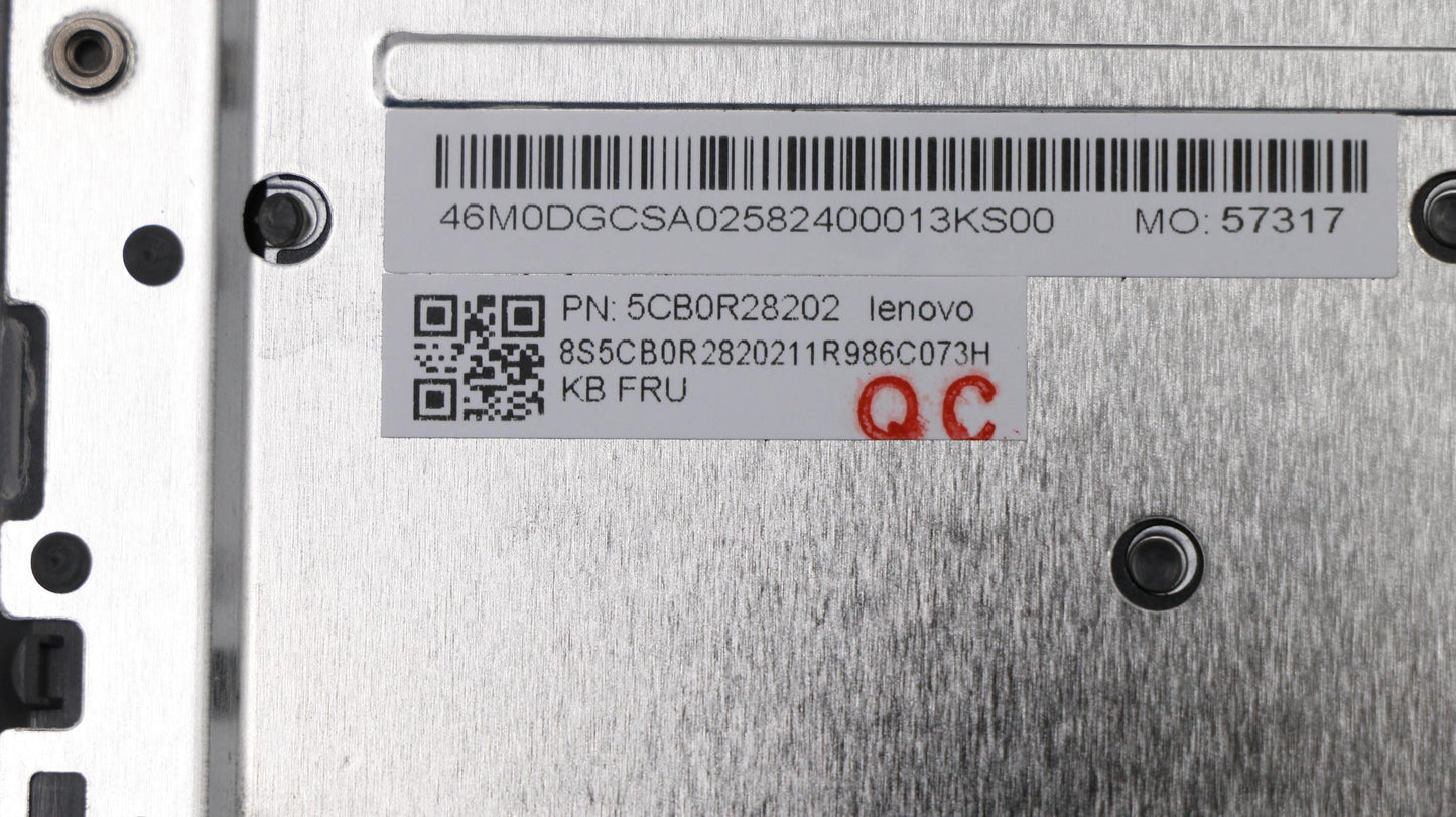Lenovo Keyboard Internal Includes C-C - 5CB0R28202