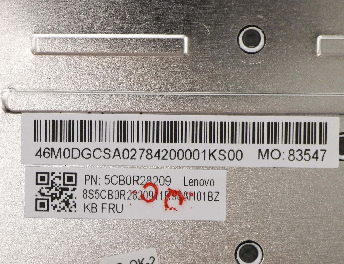 Lenovo Keyboard Internal Includes C-C - 5CB0R28209