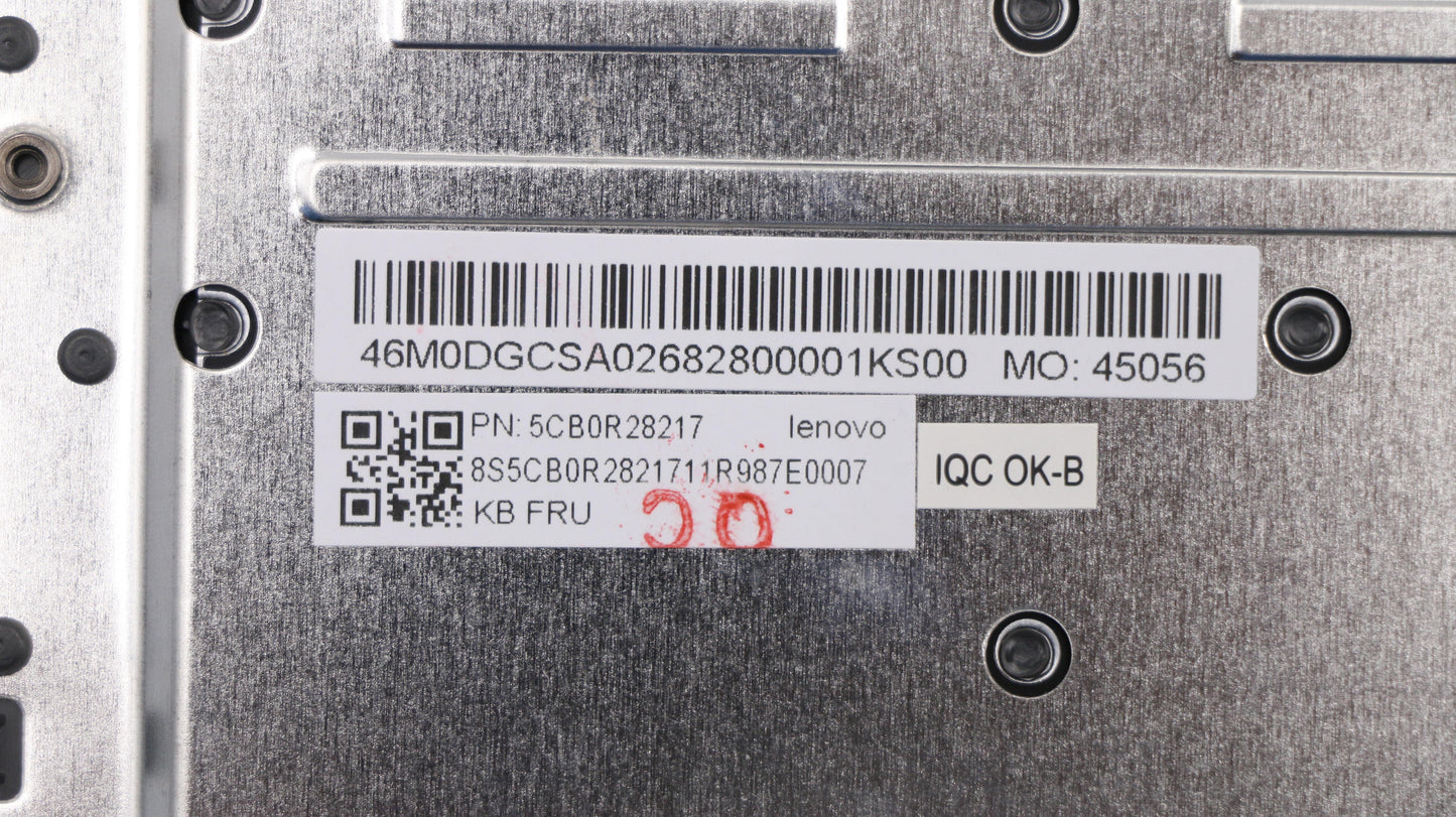 Lenovo Keyboard Internal Includes C-C - 5CB0R28217