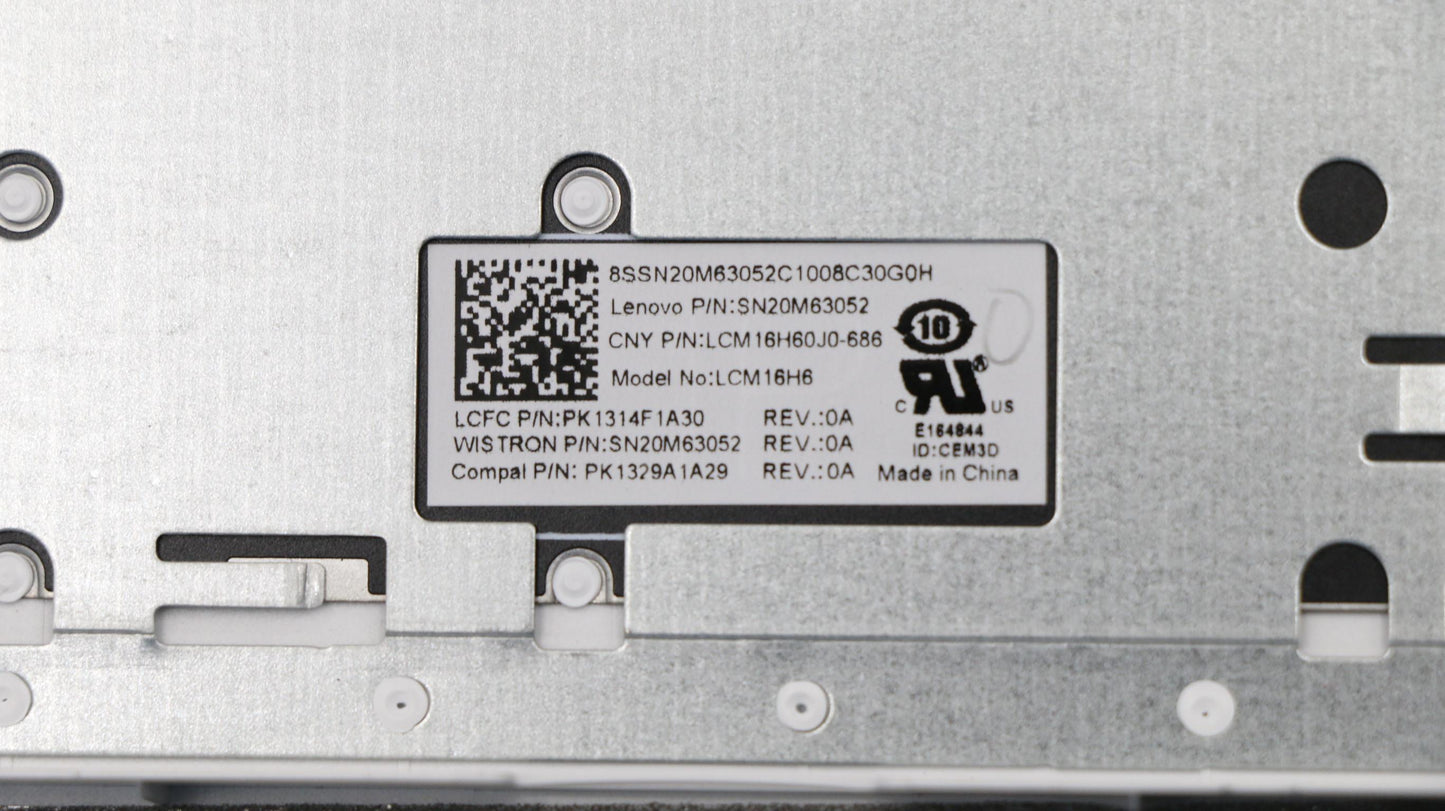 Lenovo Keyboard Internal Includes C-C - 5CB0R34271