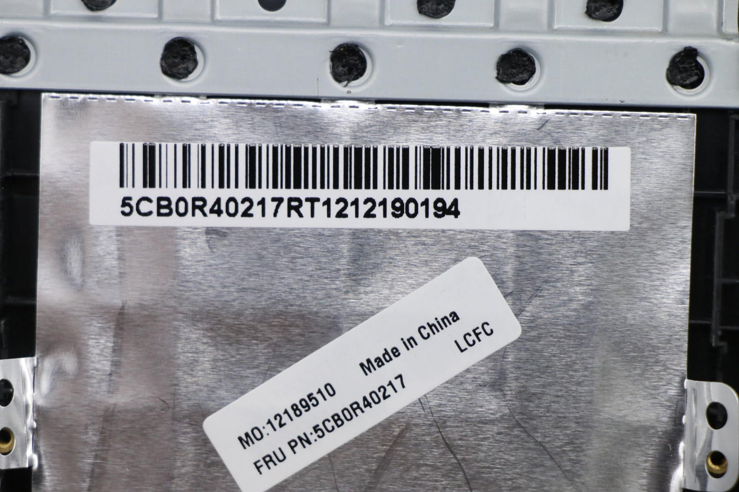 Lenovo Keyboard Internal Includes C-C - 5CB0R40217