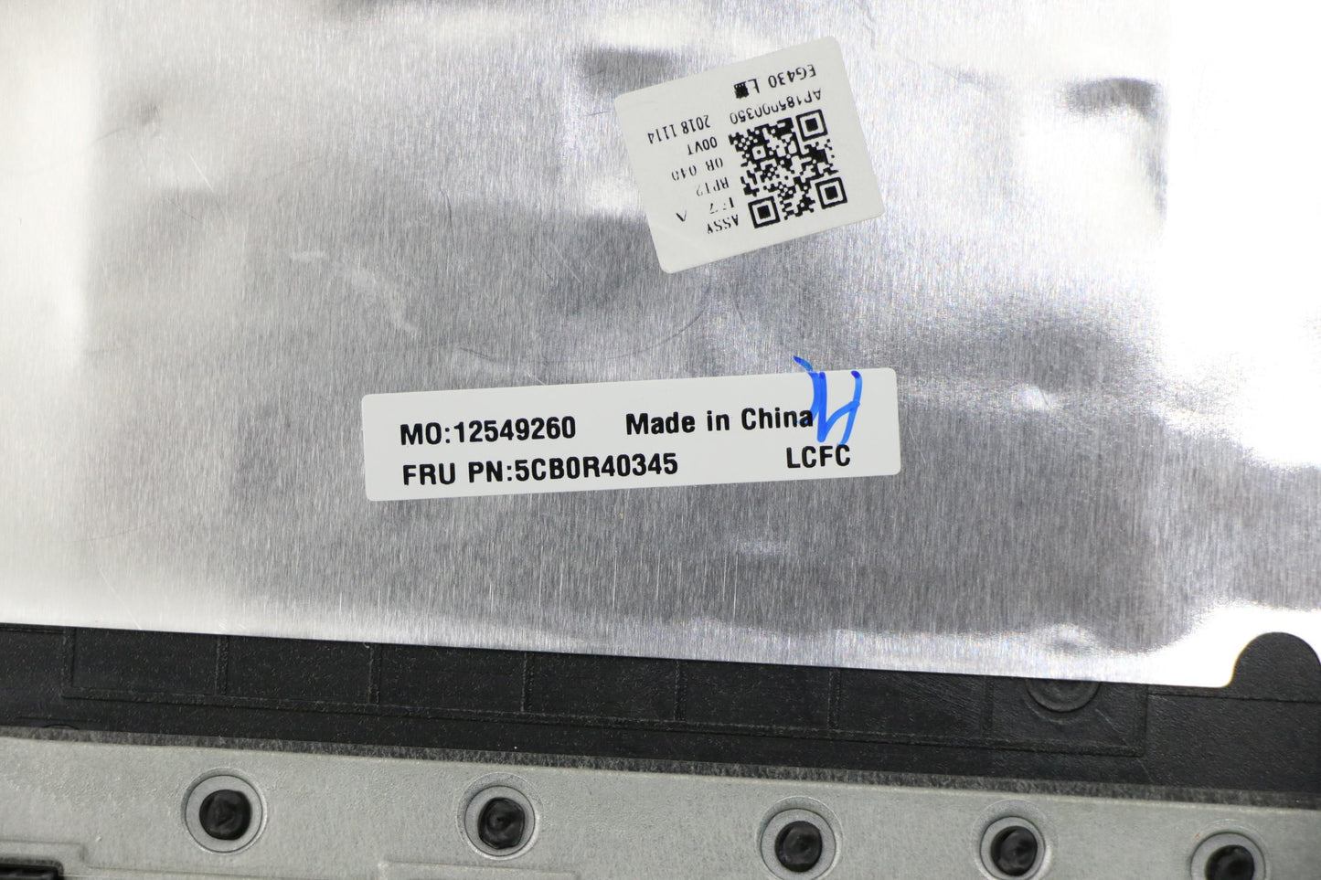 Lenovo Keyboard Internal Includes C-C - 5CB0R40345