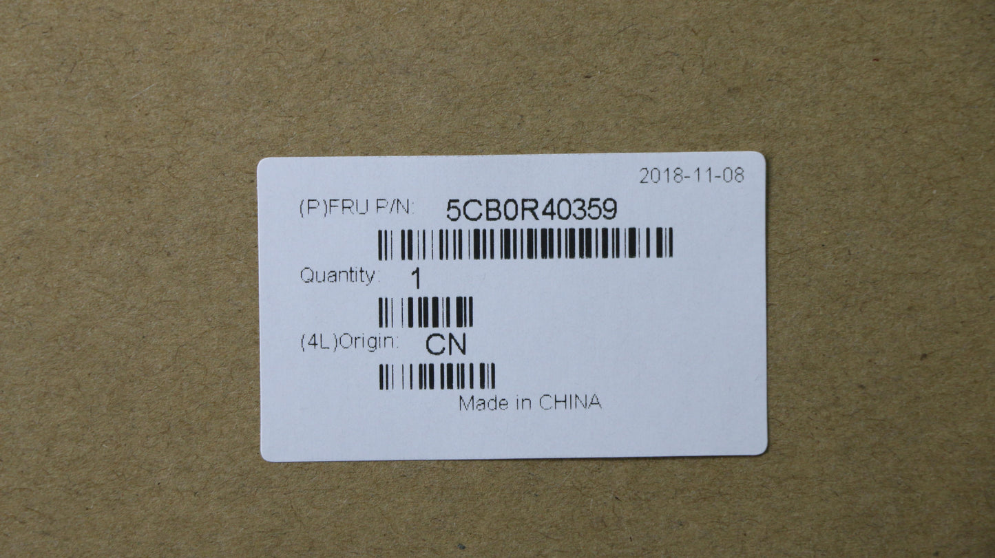 Lenovo Keyboard and Upper Case Assembly, L81D0, English - 5CB0R40359