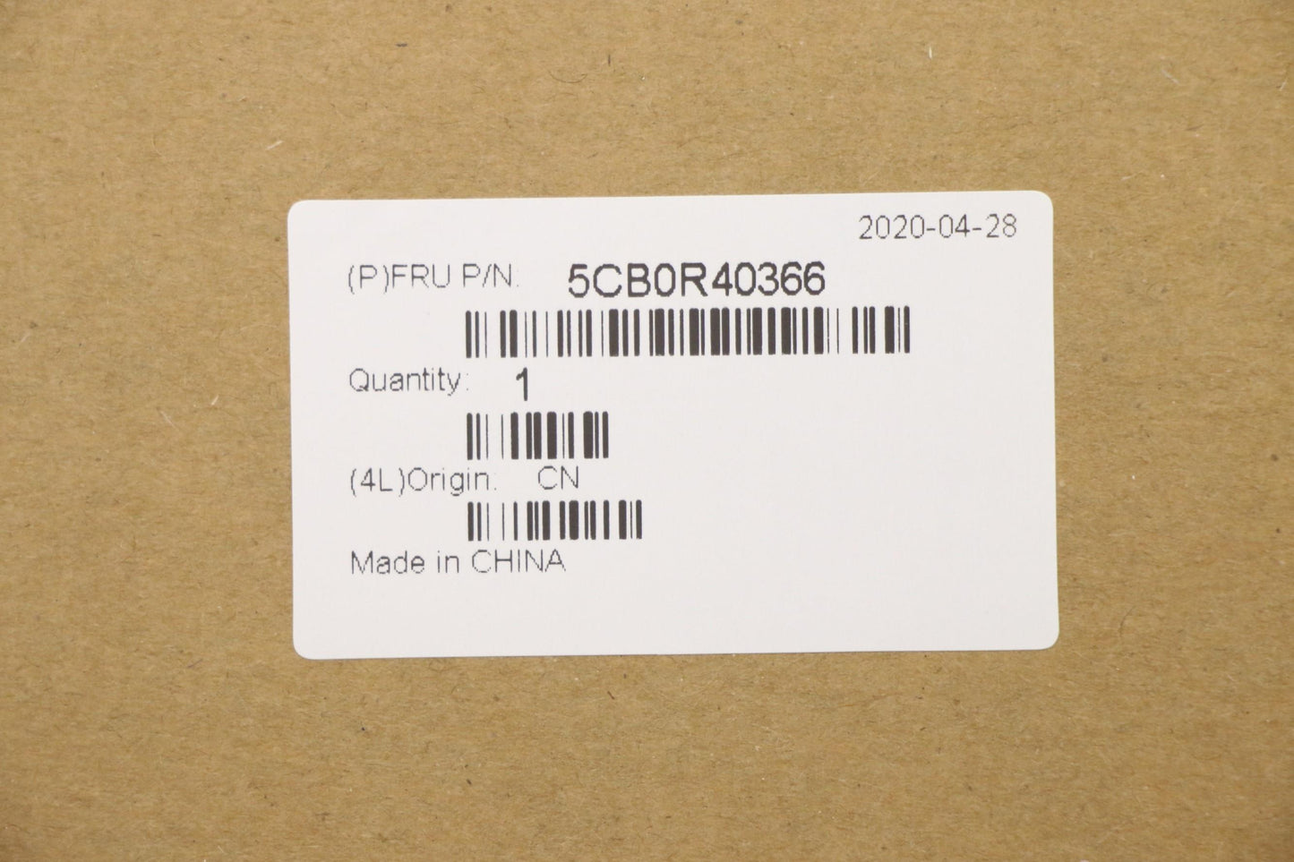 Lenovo Keyboard Internal Includes C-C - 5CB0R40366