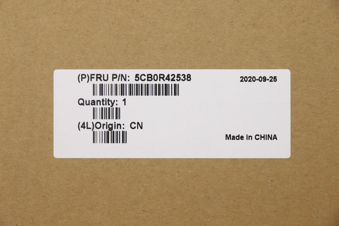 Lenovo Upcase 3N 81F8 Rpk Bl Wkb Nd - 5CB0R42538
