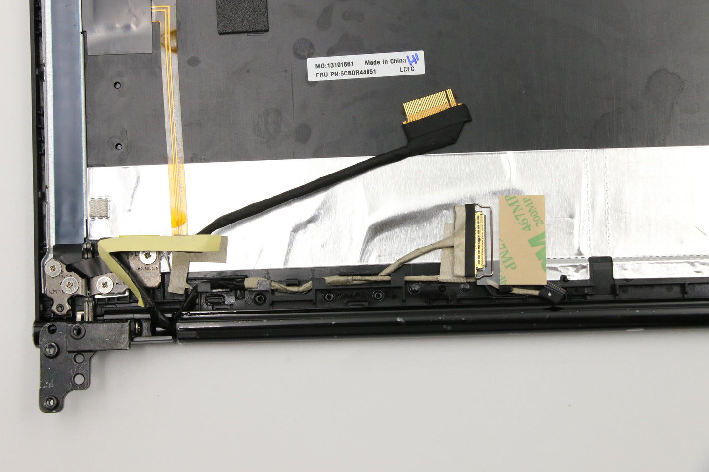 Lenovo FHD LCD Cover with EDP Cable - 5CB0R44851
