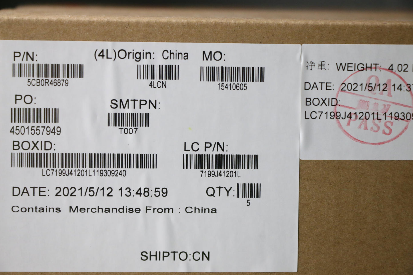 Lenovo Keyboard Internal Includes C-C - 5CB0R46879