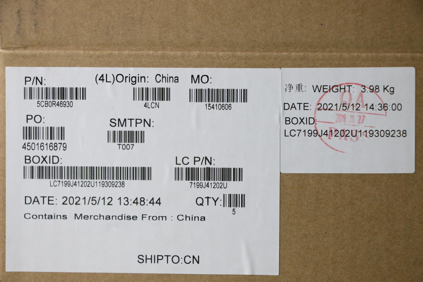Lenovo Keyboard Internal Includes C-C - 5CB0R46930