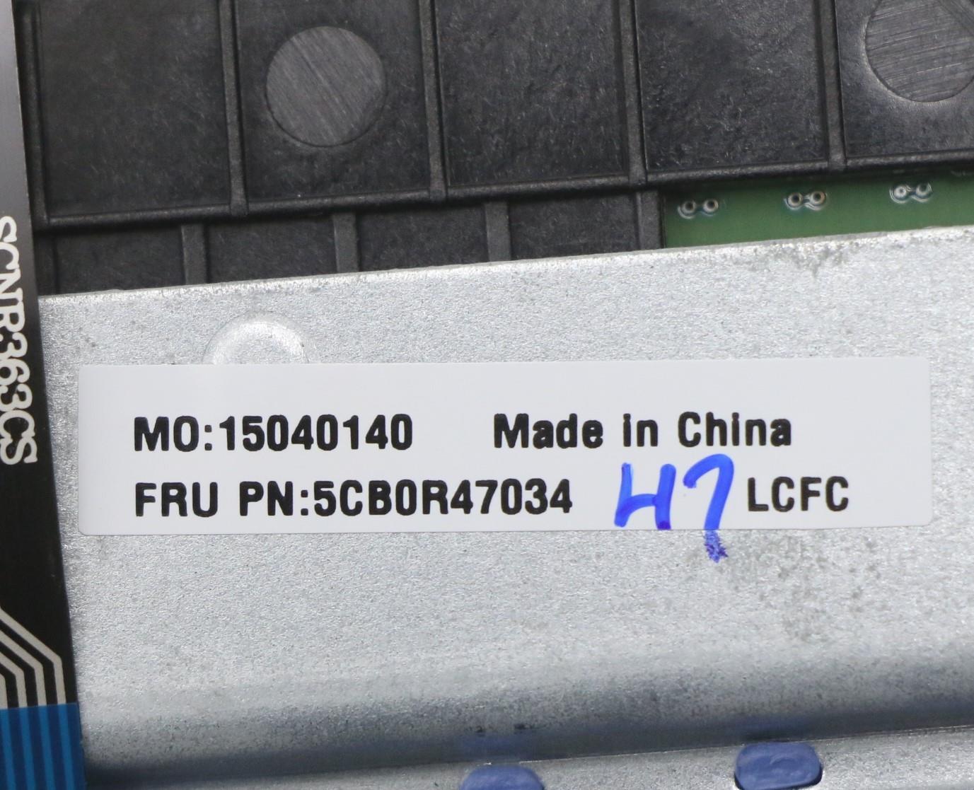 Lenovo Keyboard Internal Includes C-C - 5CB0R47034