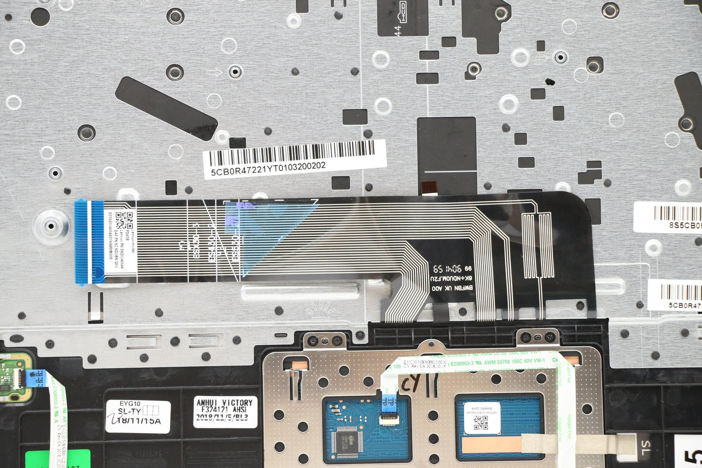 Lenovo Upper Case L 81Ha Fp Bl Ig Wkb - 5CB0R47221