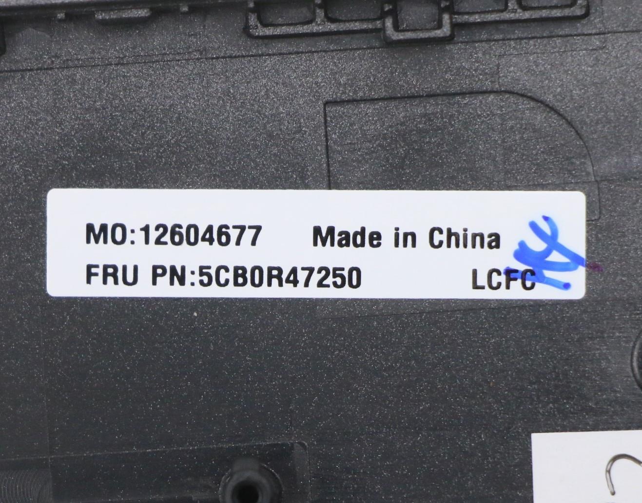 Lenovo C-Cover with Keyboard, USA English, Iron Grey, Backlit, Without Fingerprint Reader - 5CB0R47250