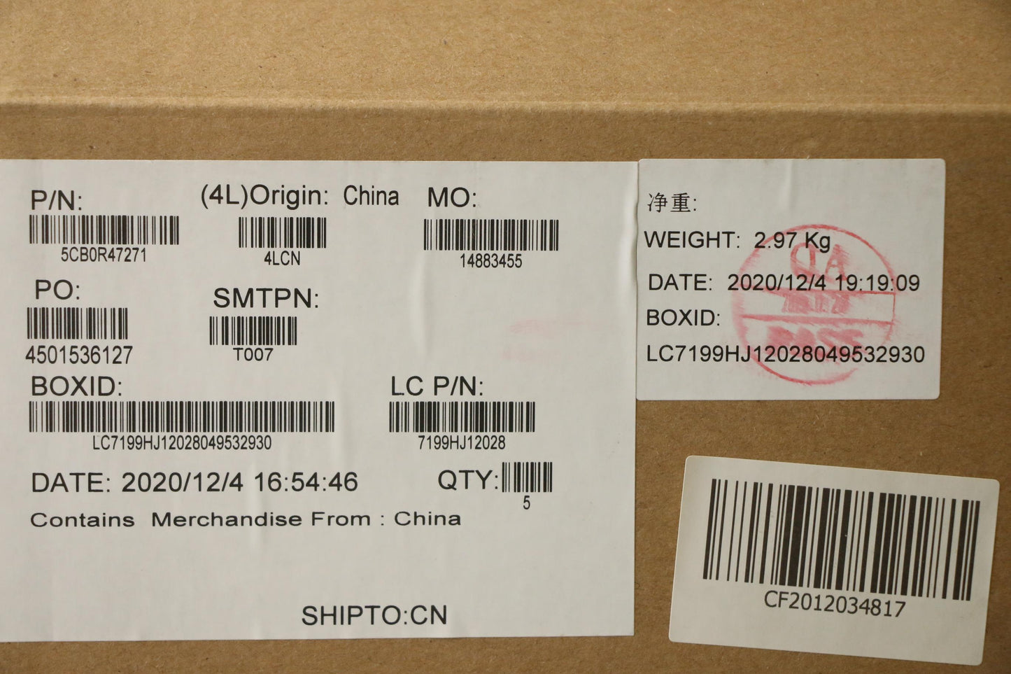 Lenovo Upper Case L 81Ha Fp Nbl Ig Wk - 5CB0R47271