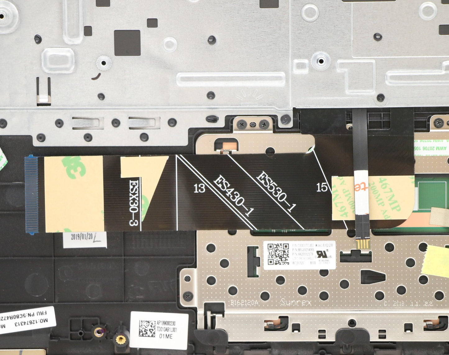 Lenovo Upper Case L 81Ha Fp Bl Ig Wkb - 5CB0R47280