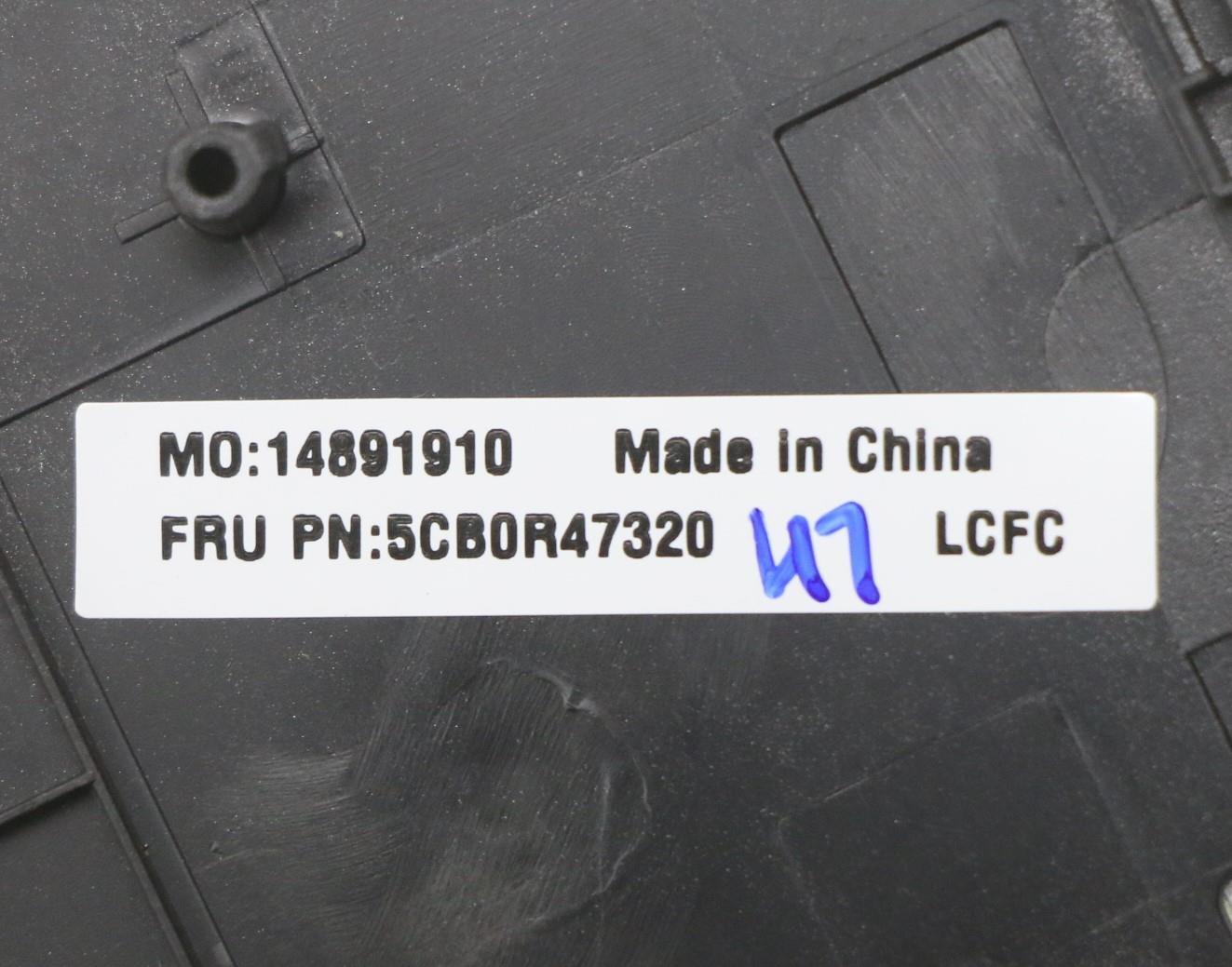Lenovo Uppercase L 81Ha Fp Bl Ig Wkba - 5CB0R47320