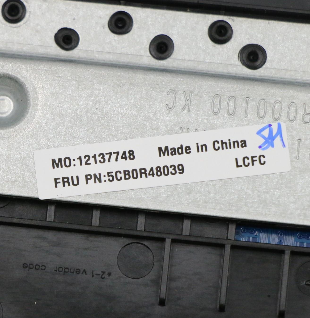 Lenovo Keyboard Internal Includes C-C - 5CB0R48039