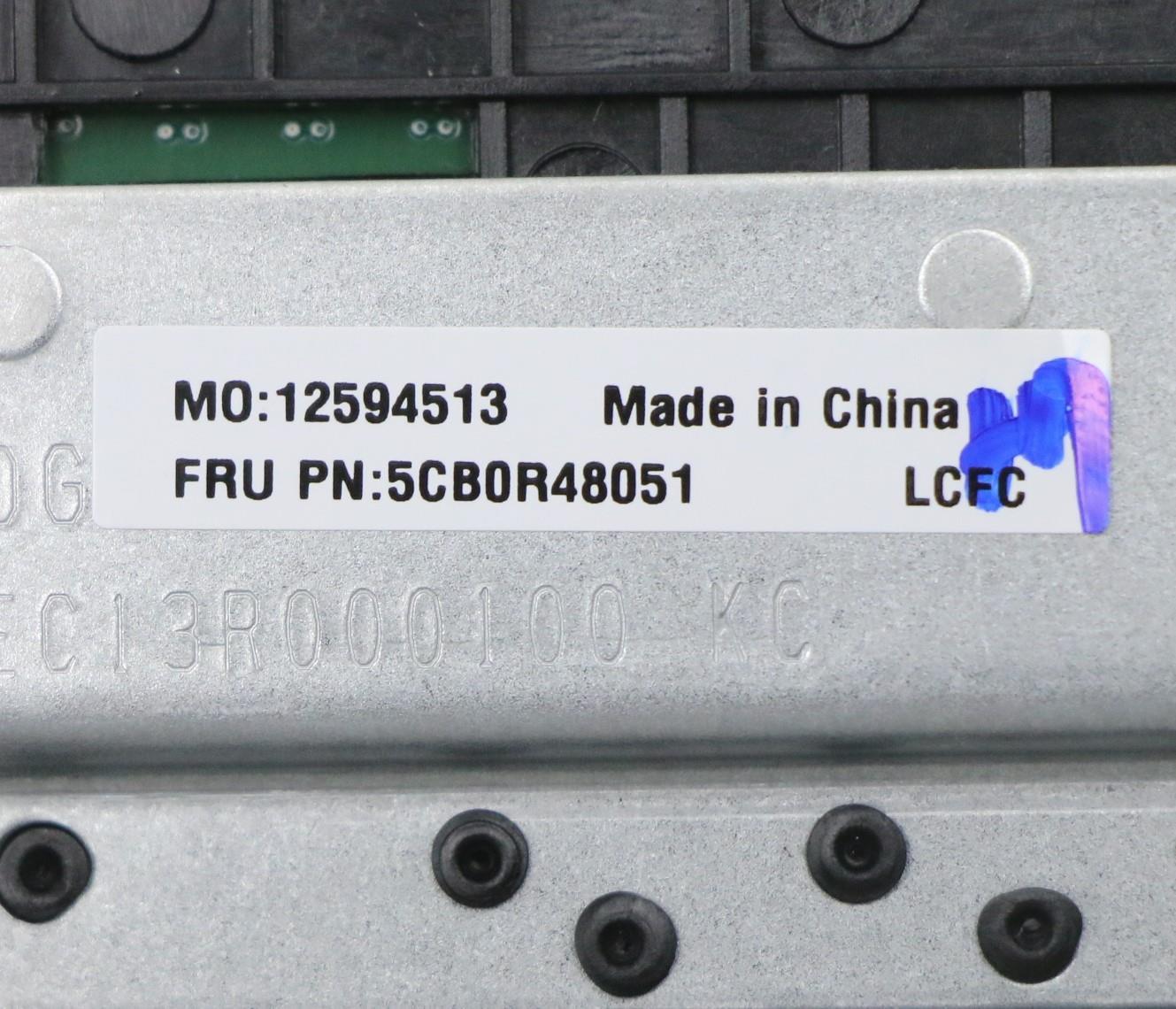 Lenovo Keyboard Internal Includes C-C - 5CB0R48051
