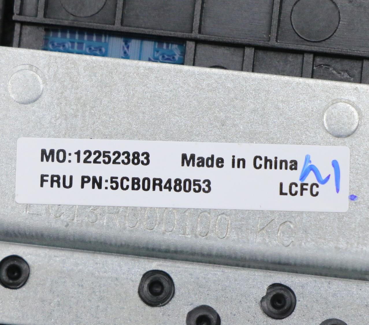Lenovo Keyboard Internal Includes C-C - 5CB0R48053