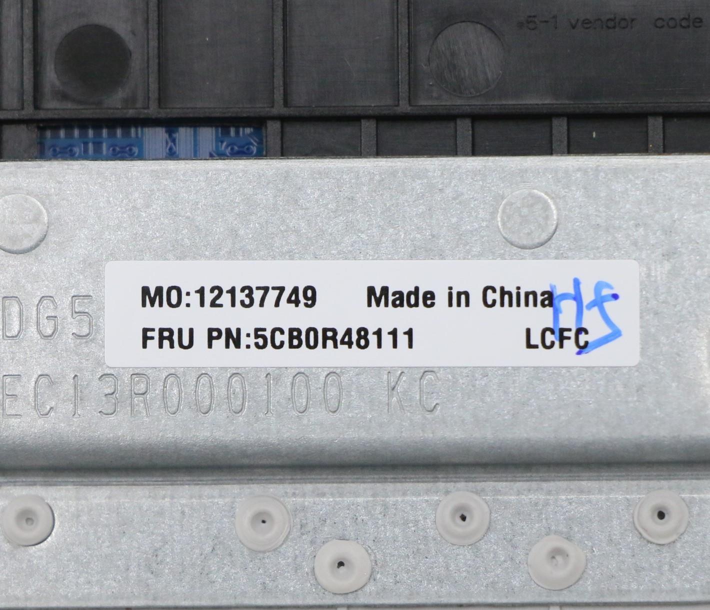Lenovo Keyboard Internal Includes C-C - 5CB0R48111