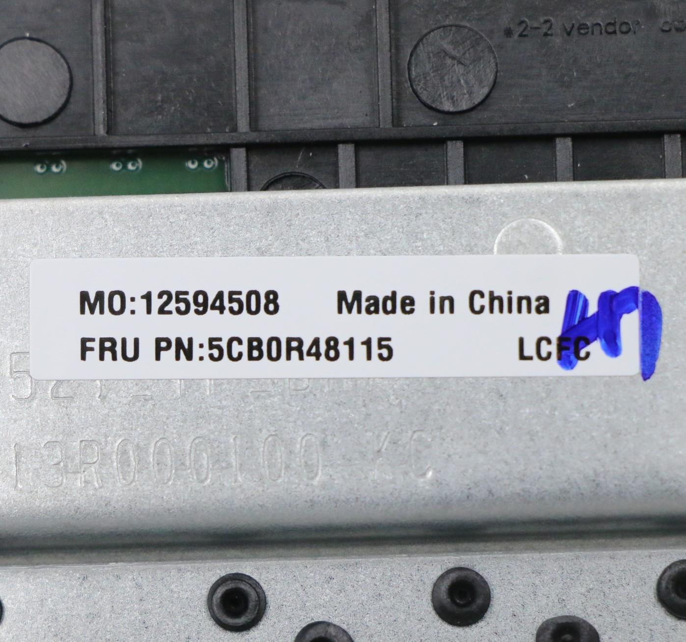 Lenovo Keyboard Internal Includes C-C - 5CB0R48115