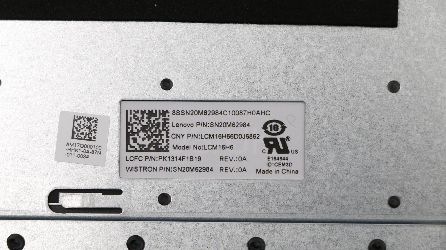 Lenovo Keyboard Internal Includes C-C - 5CB0R48144