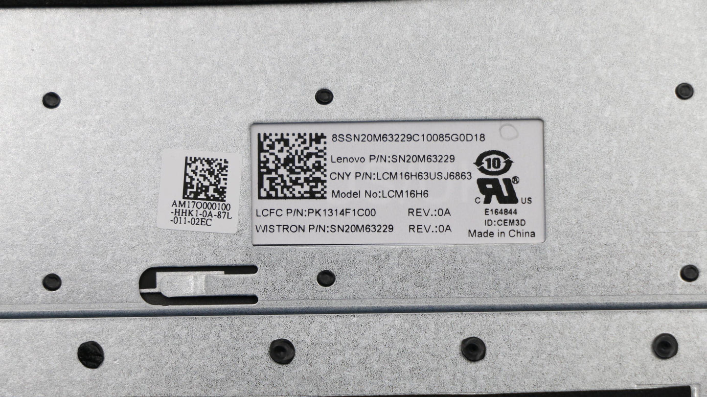 Lenovo Keyboard Internal Includes C-C - 5CB0R48904