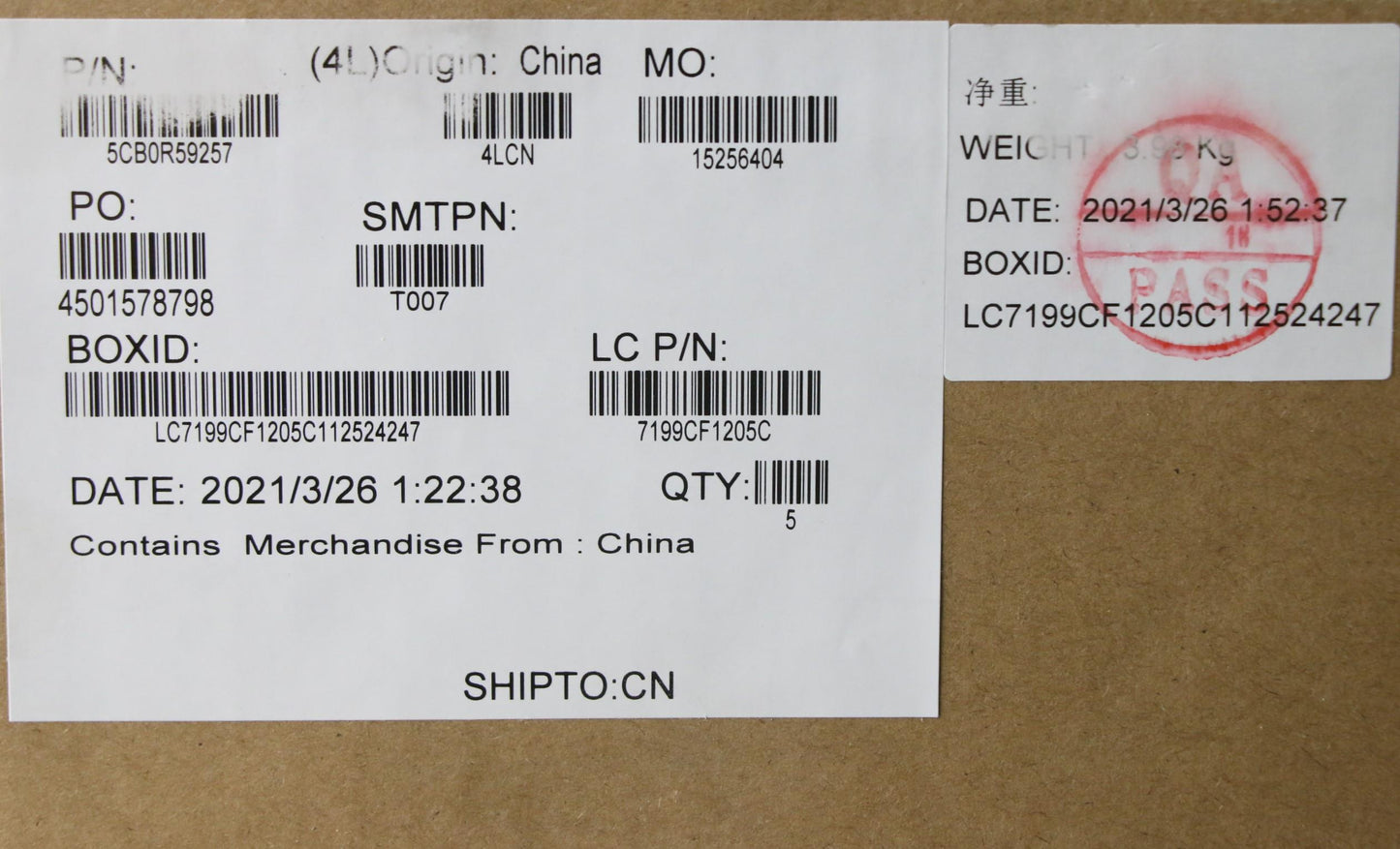 Lenovo Keyboard Internal Includes C-C - 5CB0R59257