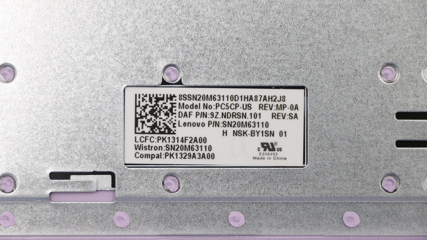 Lenovo Keyboard Internal Includes C-C - 5CB0R59265