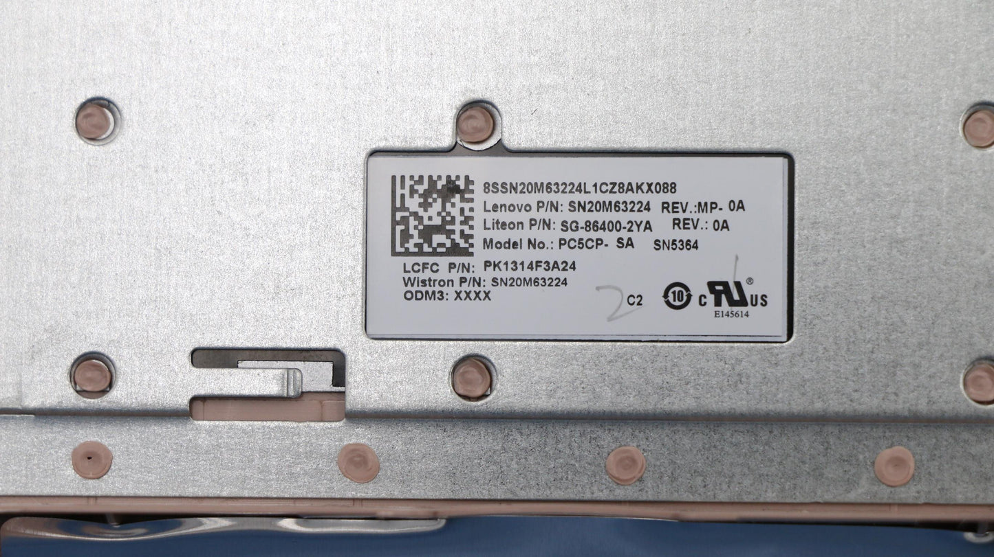 Lenovo Keyboard Internal Includes C-C - 5CB0R59298