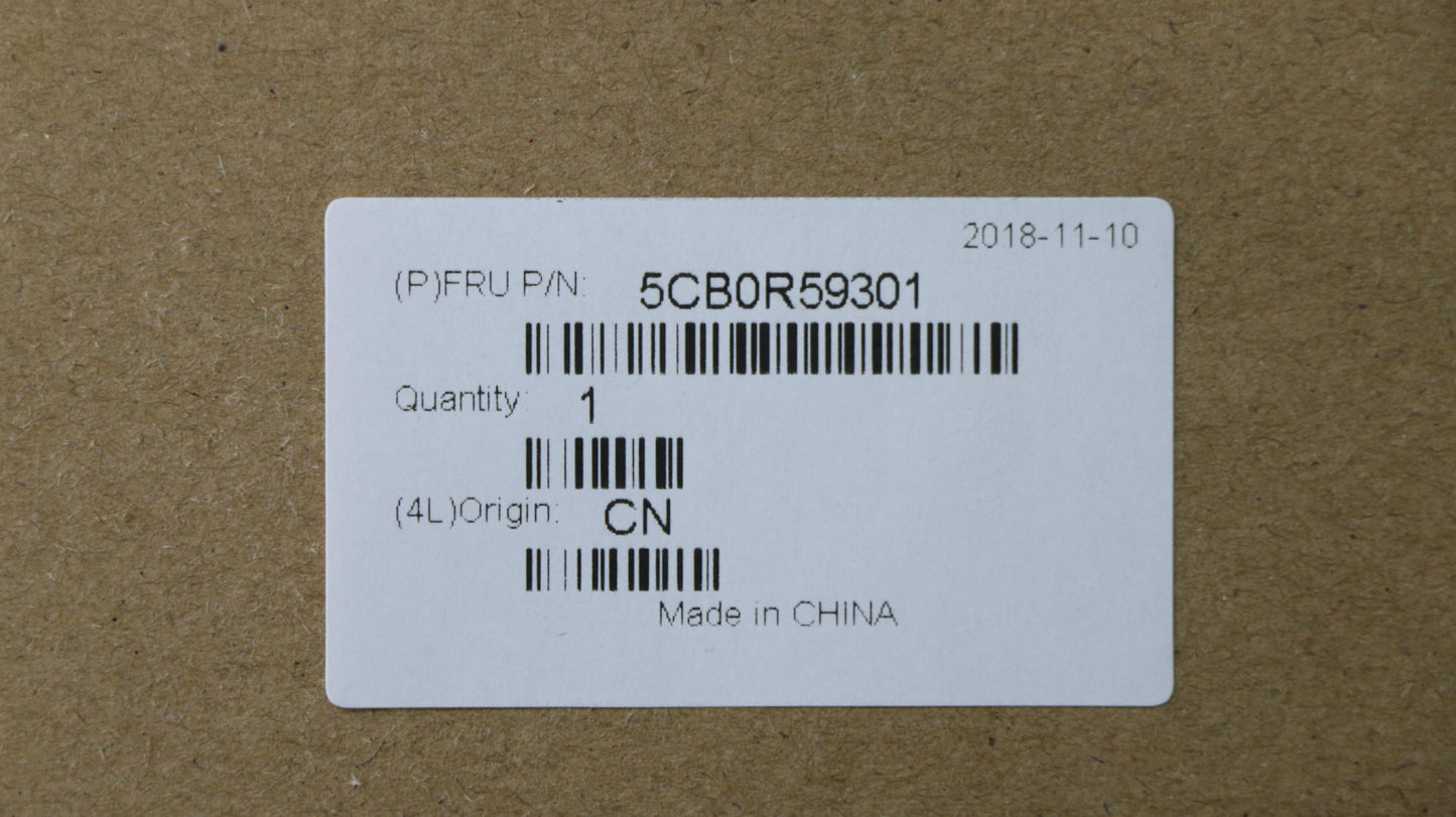 Lenovo Keyboard Internal Includes C-C - 5CB0R59301