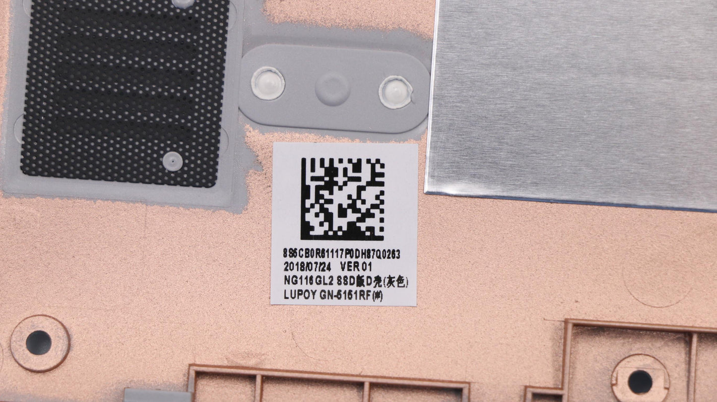 Lenovo Lower Case Cover, Mineral Grey - 5CB0R61117