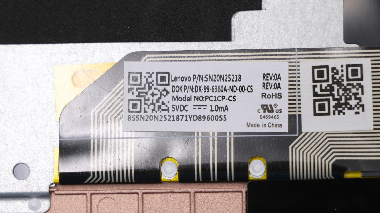Lenovo Cover Upcase Asm 3N 81J1 Bw Wk - 5CB0R61332
