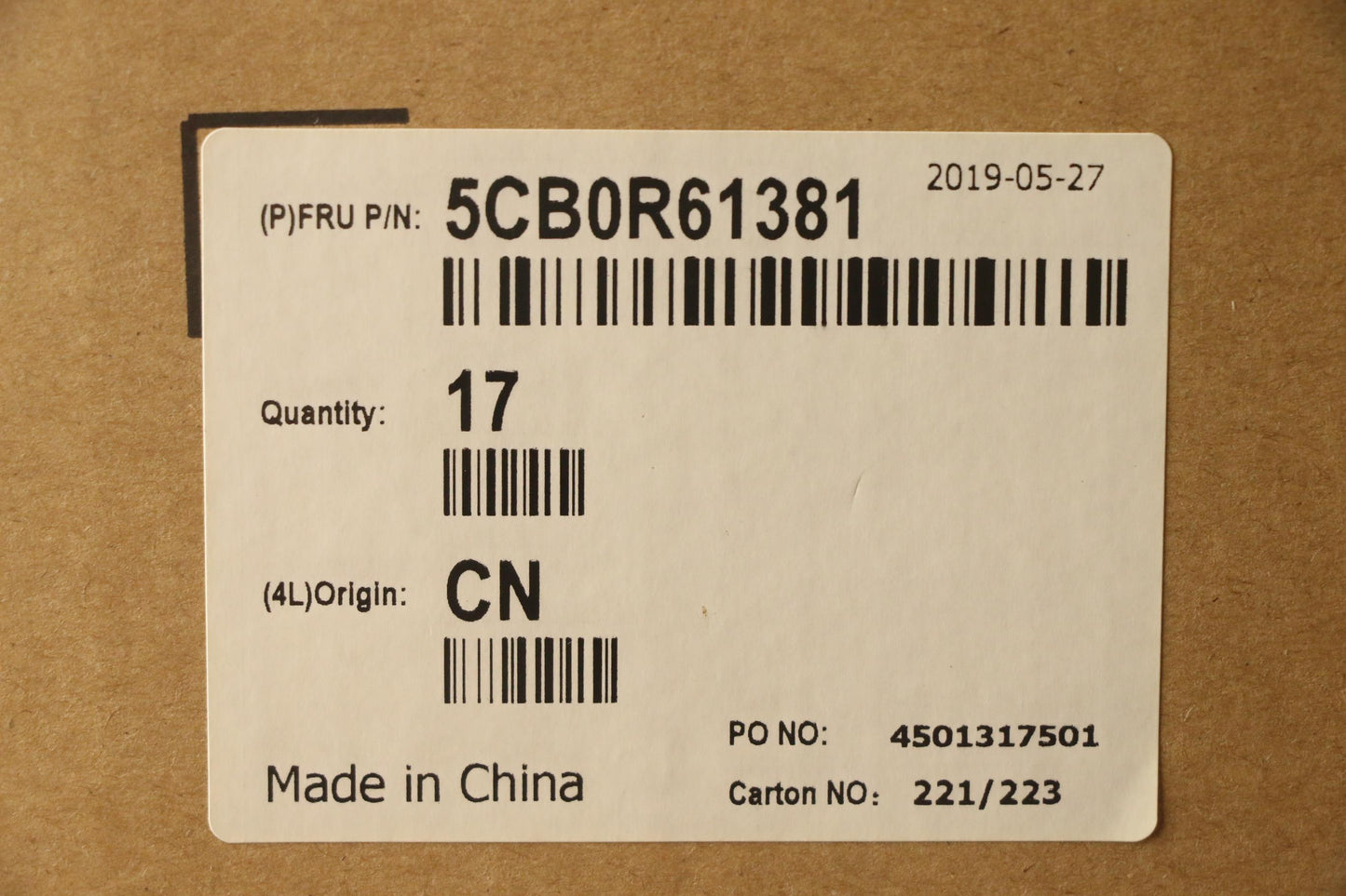 Lenovo Cover Lcd Cover 3N 81J2 Mgr - 5CB0R61381
