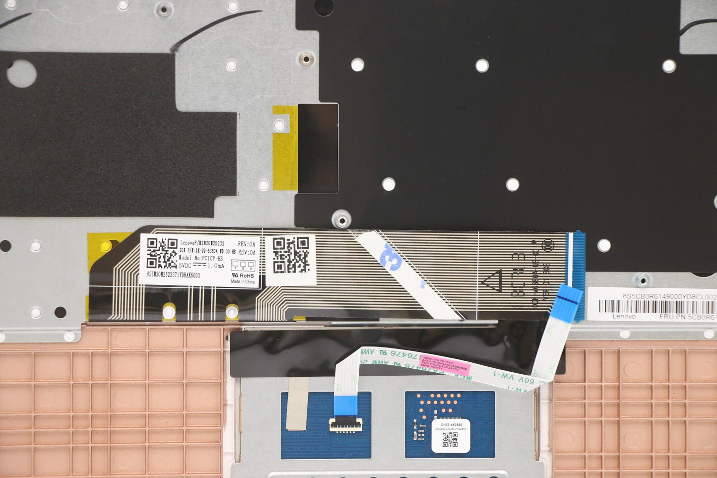 Lenovo Cover Upcase Asm 3N 81J1 Rpk W - 5CB0R61490