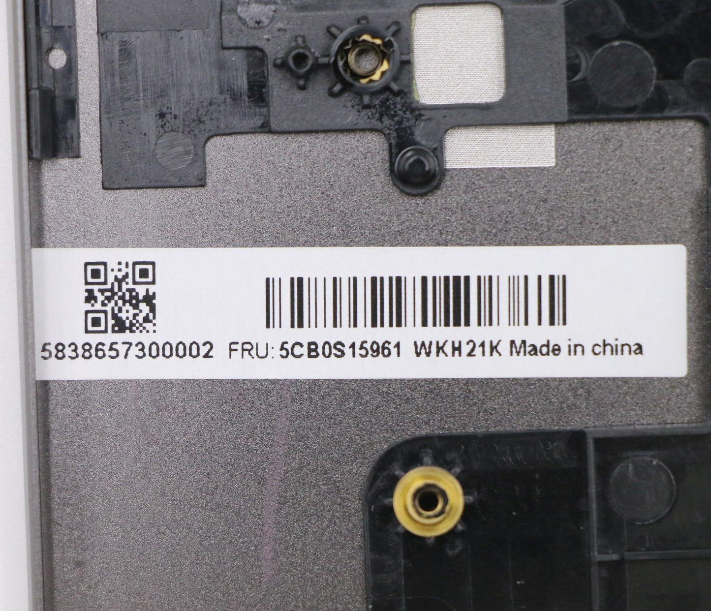 Lenovo Up Assy_Blk Fp W/Bl Kb_T-Ch - 5CB0S15961