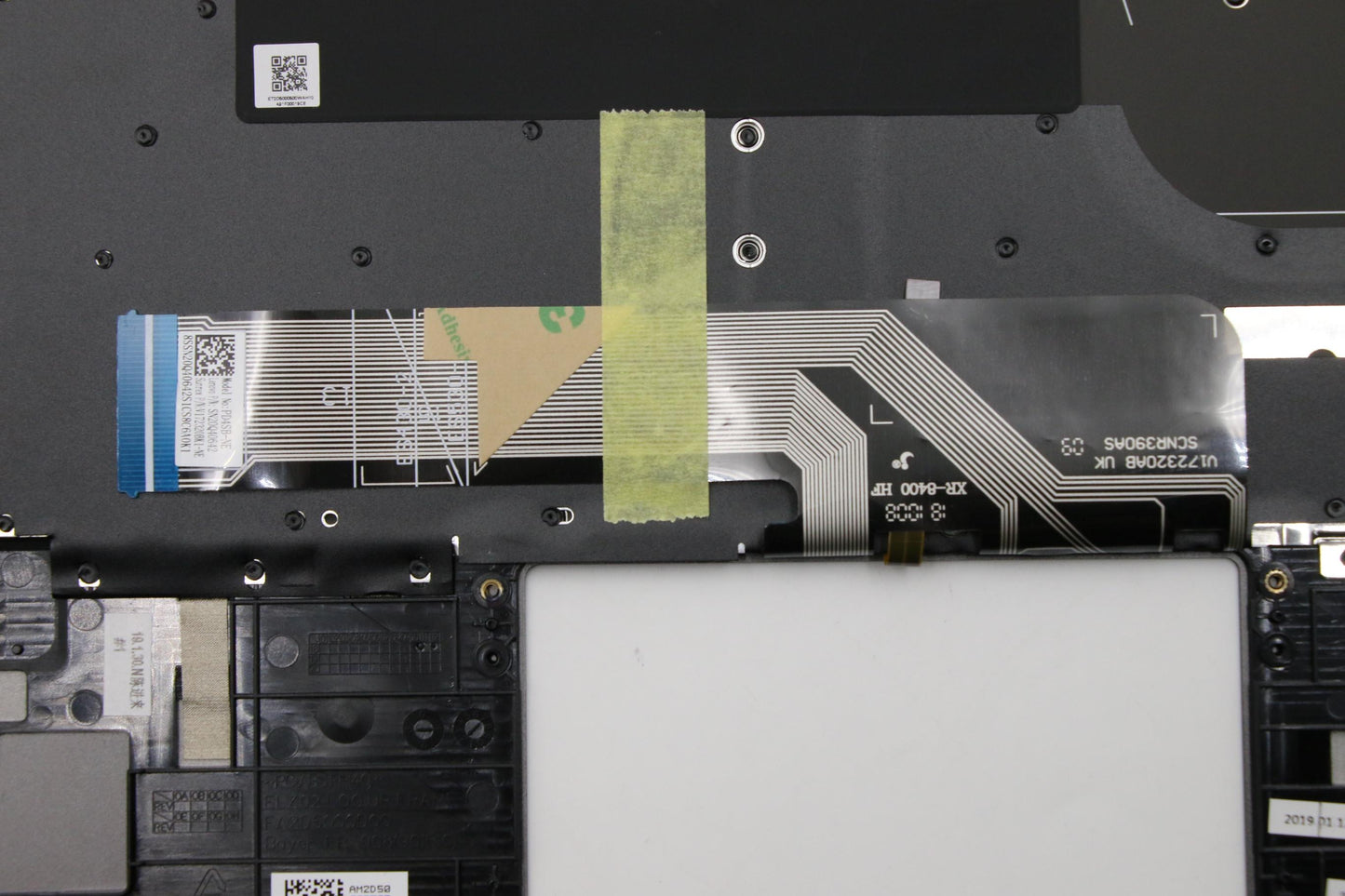 Lenovo Up Assy_Blk Fp W/Bl Kb_Nordi - 5CB0S15977
