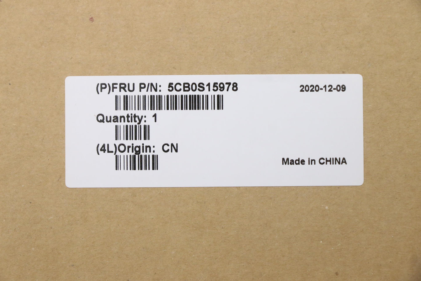 Lenovo Up Assy_Blk Fp W/Bl Kb_Fre - 5CB0S15978