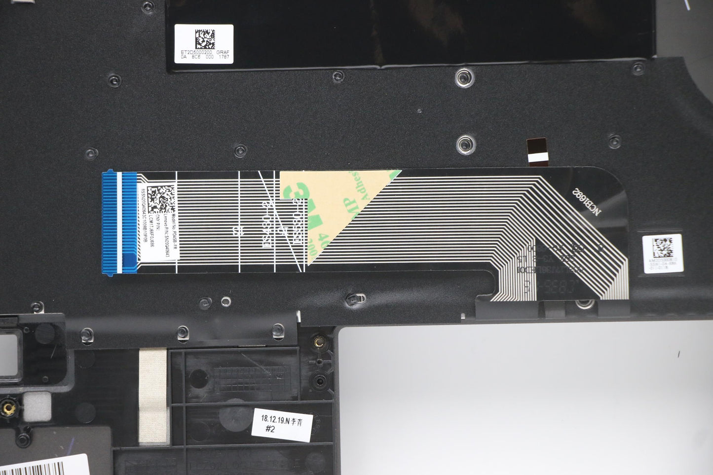 Lenovo Up Assy_Blk Fp W/Bl Kb_Fre - 5CB0S15978