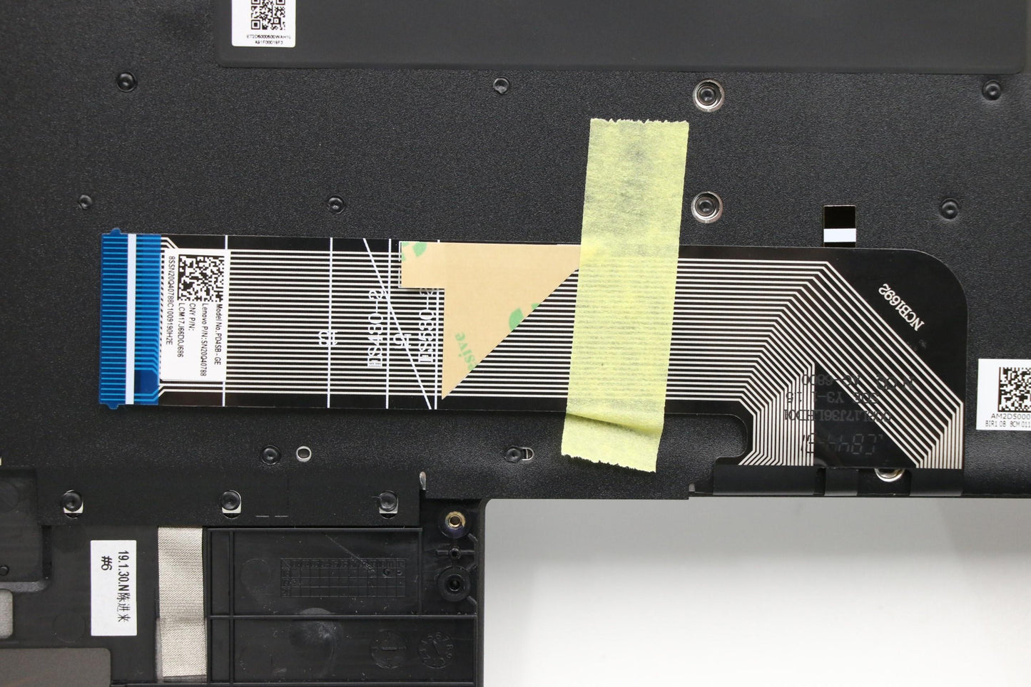 Lenovo Up Assy_Blk Fp W/Bl Kb_Ger - 5CB0S15979