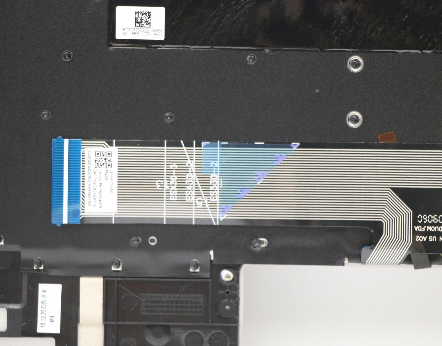 Lenovo Up Assy_Gry Fp W/Bl Kb_Inte - 5CB0S16088
