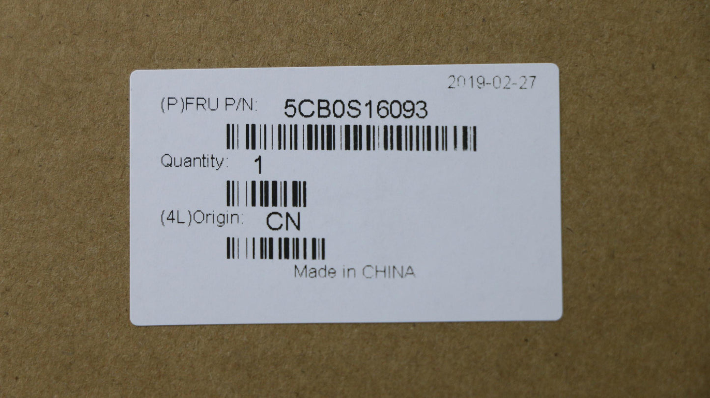 Lenovo Up Assy_Gry Fp W/Bl Kb_Heb - 5CB0S16093