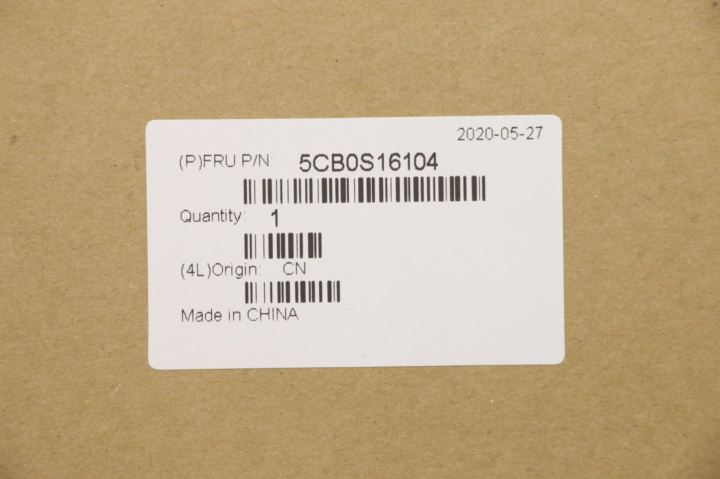 Lenovo Up Assy_Gry Fp W/Bl Kb_Fre - 5CB0S16104