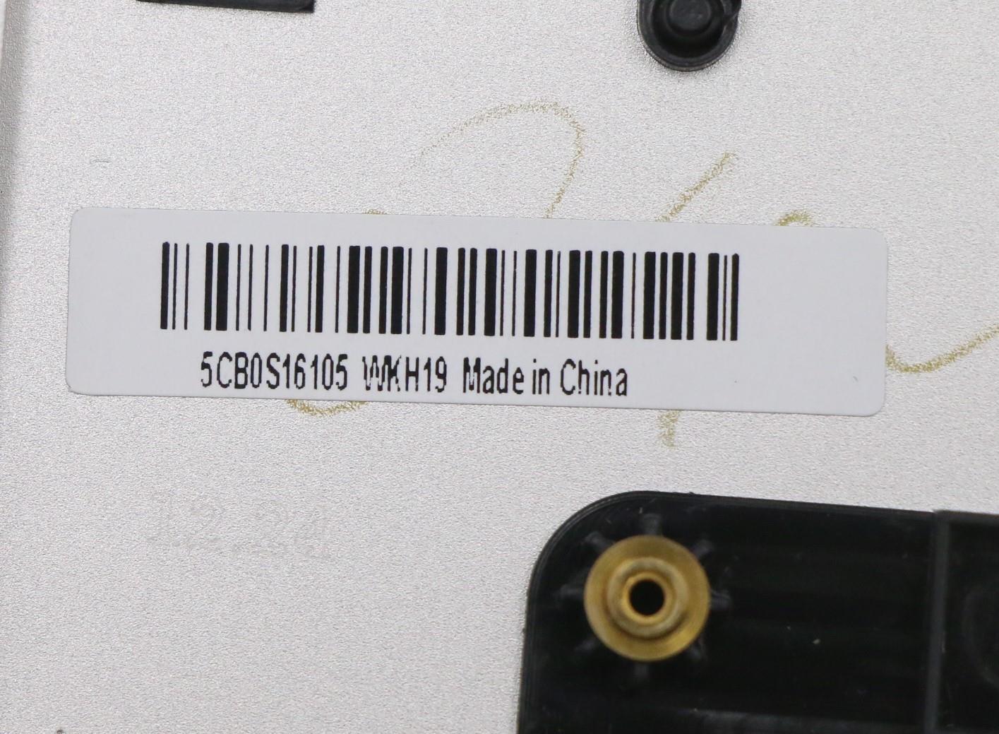 Lenovo Up Assy_Gry Fp W/Bl Kb_Ger - 5CB0S16105