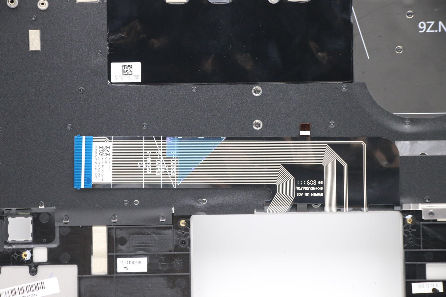 Lenovo Up Assy_Gry Fp W/Bl Kb_Cz-Sk - 5CB0S16114