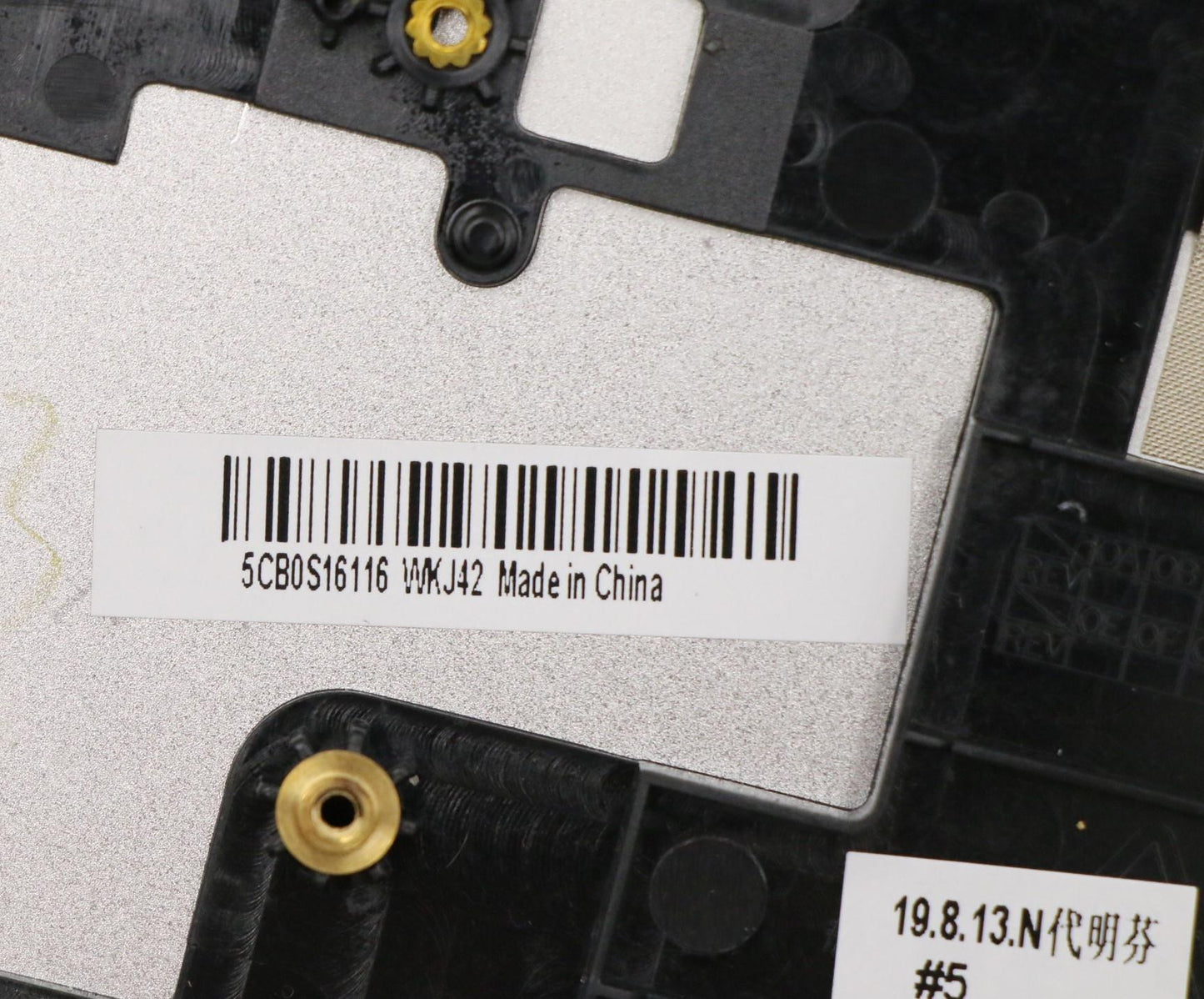 Lenovo Up Assy_Gry Fp W/Bl Kb_Ukr - 5CB0S16116