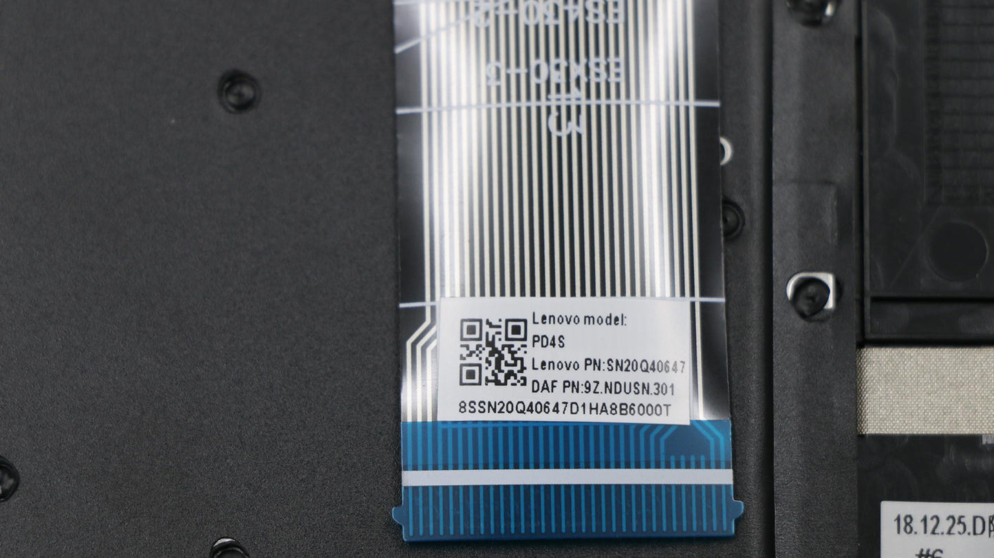 Lenovo Up Assy_Gry Fp W/Nbl Kb_Us - 5CB0S16150